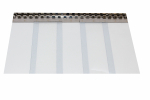 PVC Streifenvorhang Breite 3,50 m transparent, Lamellen 300 mm x 3 mm